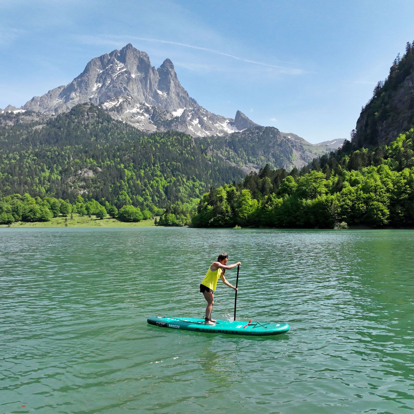 Aqua Marina - BREEZE 9'10" All-Around Inflatable Stand Up Paddle Board (iSup)