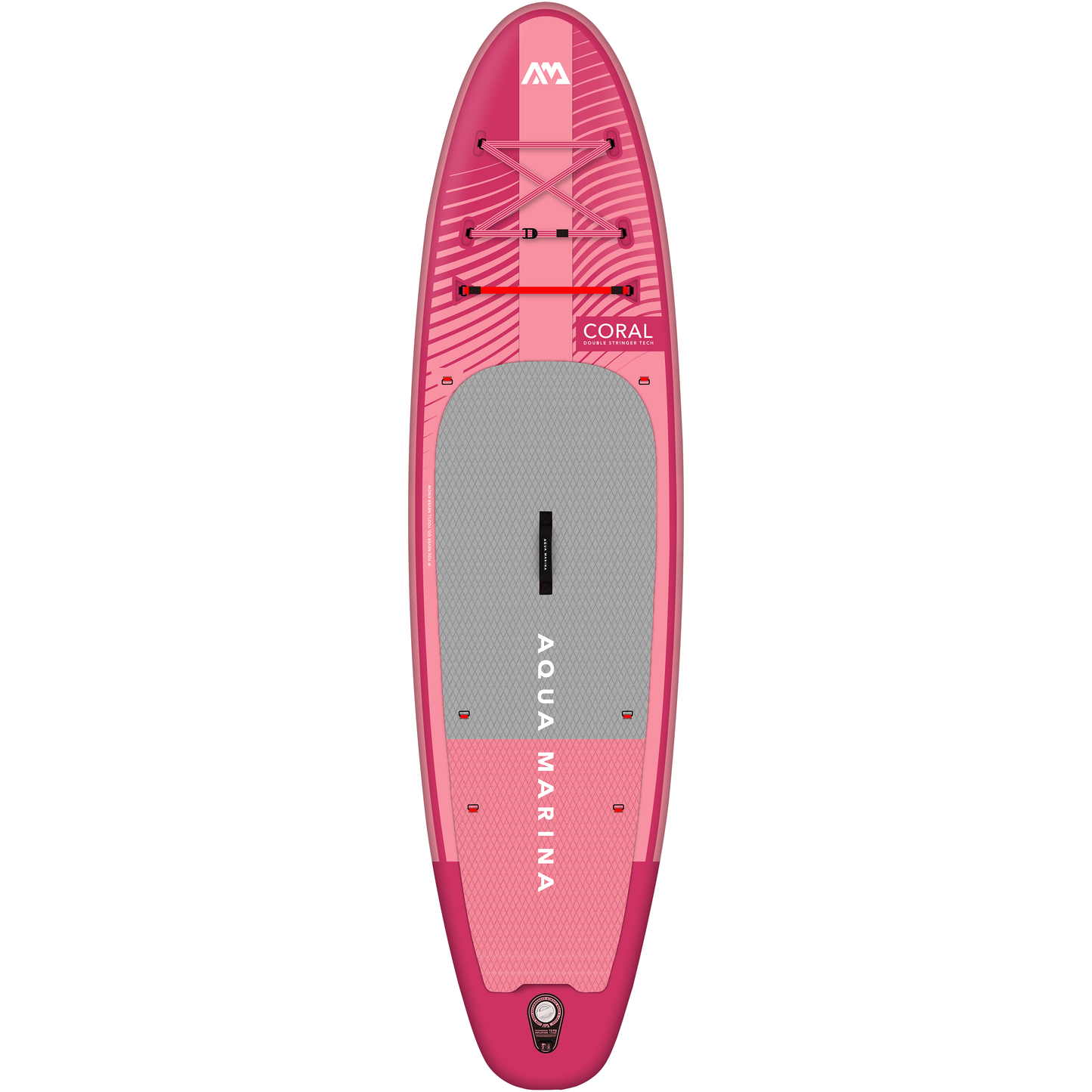 Aqua Marina - CORAL 10'2" (Raspberry) Advanced All-Around Inflatable Stand Up Paddle Board (iSup)