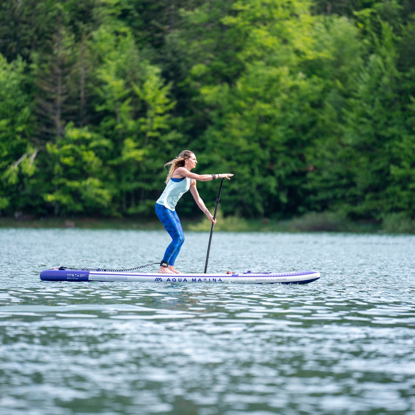 Aqua Marina - Planche de stand up paddle gonflable CORAL Touring (Night Fade) 11' 6" (iSup)