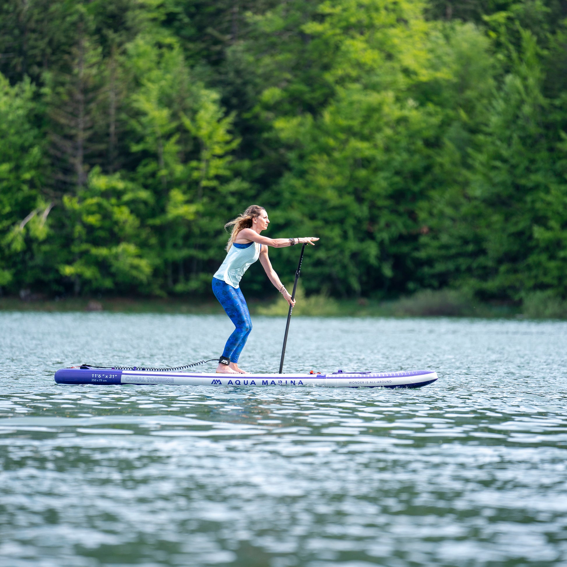 Aqua Marina - CORAL Touring (Night Fade) 11' 6" Inflatable Stand Up Paddle Board (iSup) - Aqua Marina