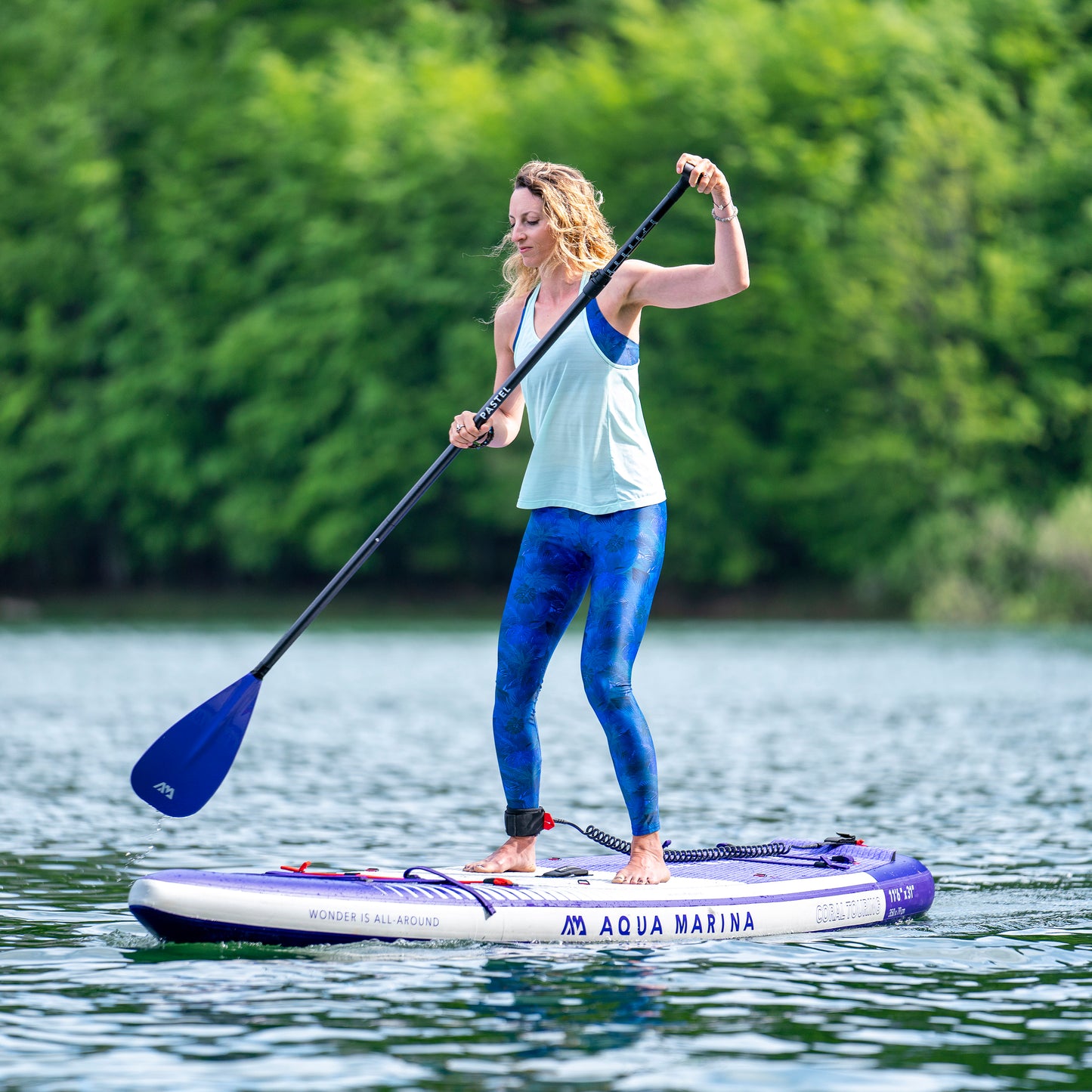 Aqua Marina - Planche de stand up paddle gonflable CORAL Touring (Night Fade) 11' 6" (iSup)