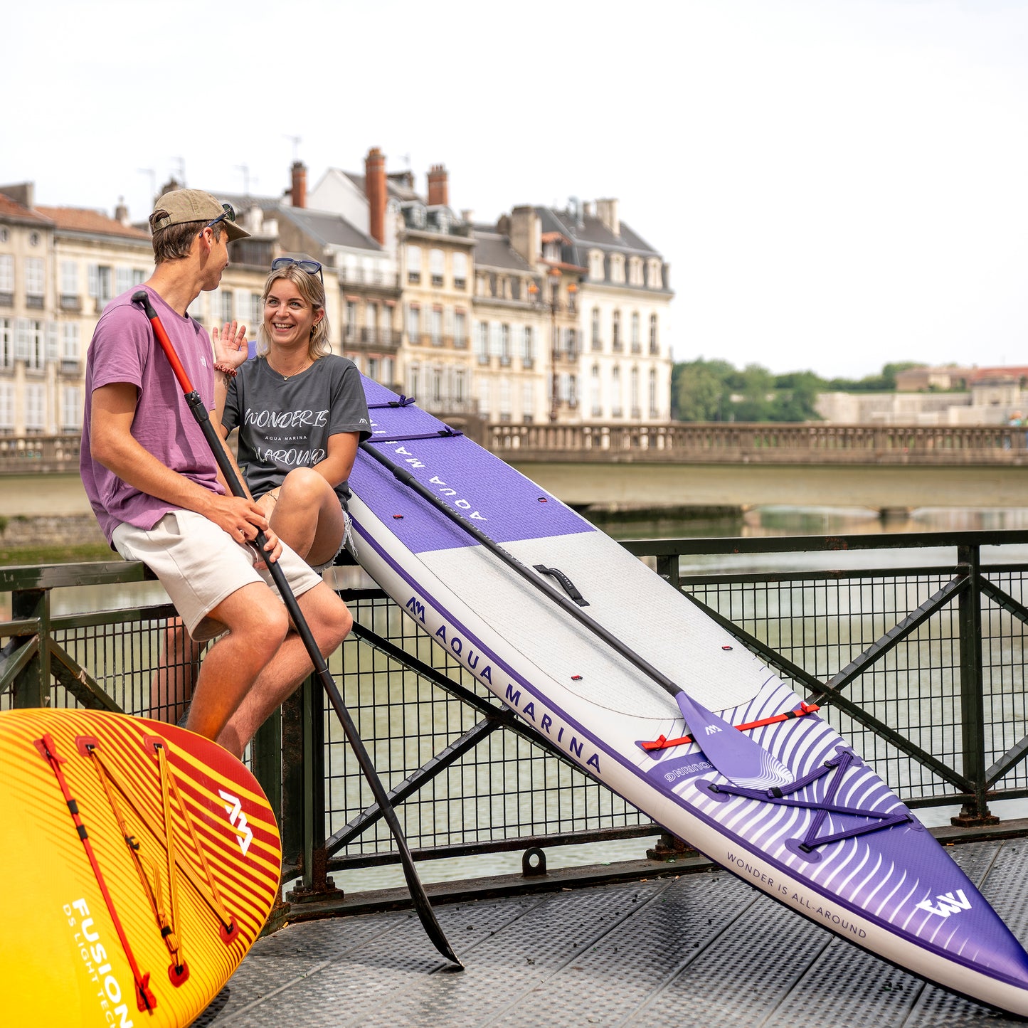 Aqua Marina - Planche de stand up paddle gonflable CORAL Touring (Night Fade) 11' 6" (iSup)