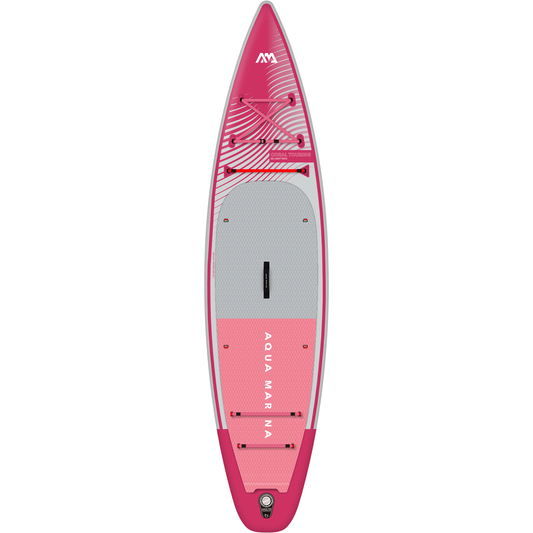 Aqua Marina - CORAL Touring (Raspberry) 11' 6" Inflatable Stand Up Paddle Board (iSup) - Aqua Marina