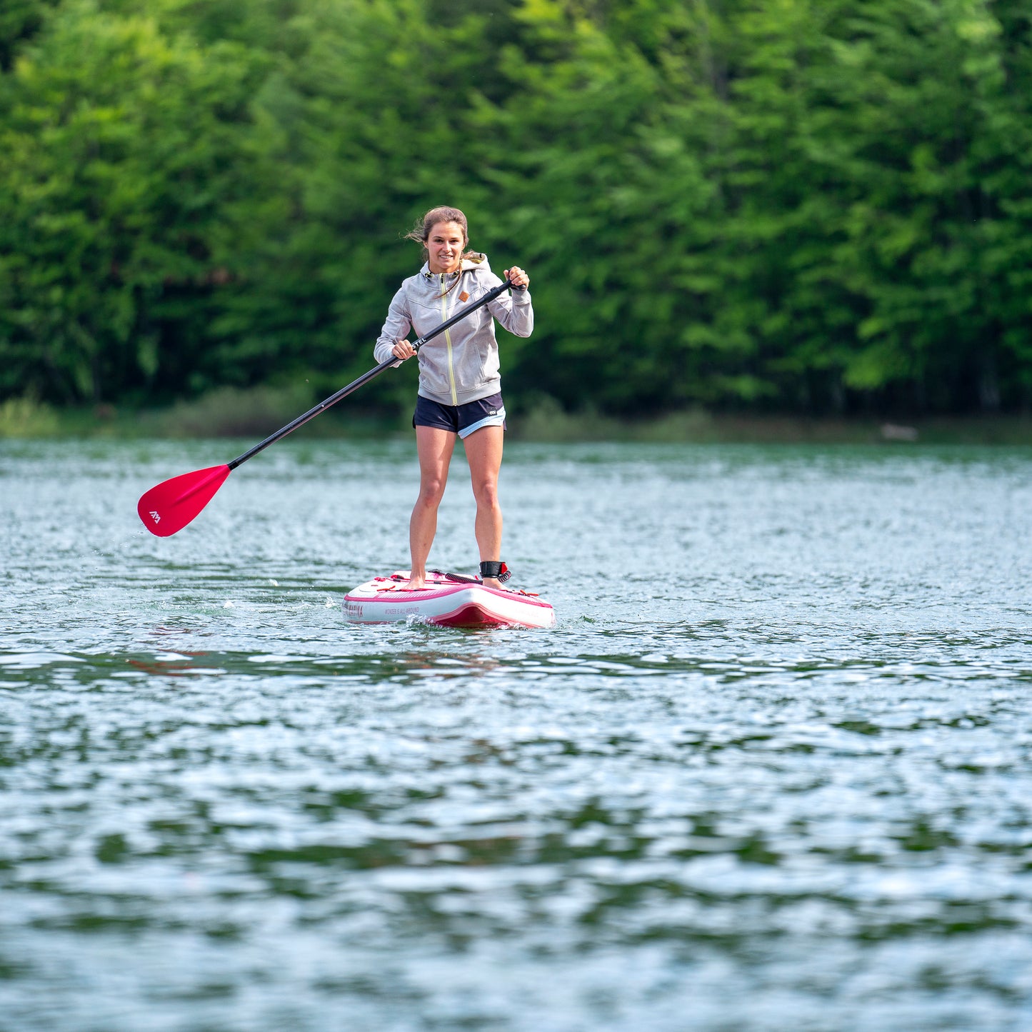 Aqua Marina - CORAL Touring (Raspberry) 11' 6" Inflatable Stand Up Paddle Board (iSup)