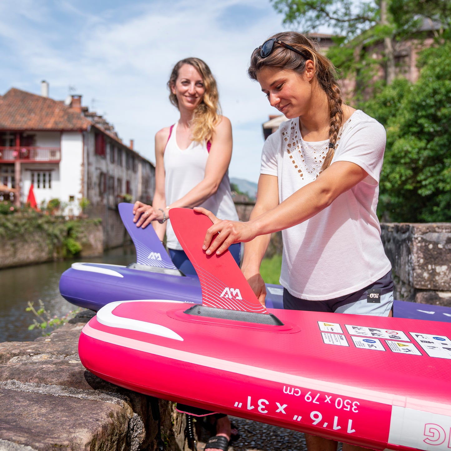 Aqua Marina - CORAL Touring (Raspberry) 11' 6" Inflatable Stand Up Paddle Board (iSup)
