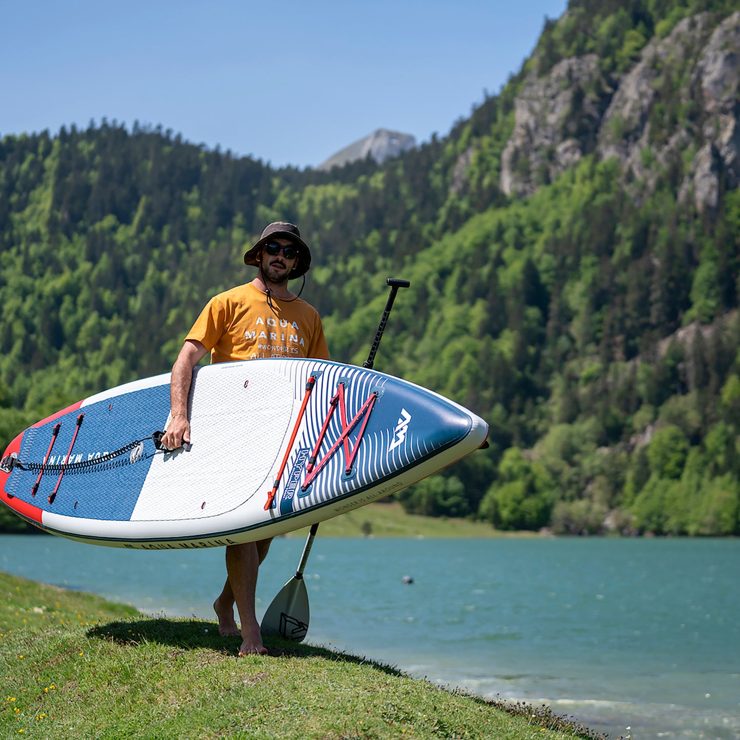 Aqua Marina - Planche de stand up paddle gonflable HYPER Touring 12' 6" (iSup)