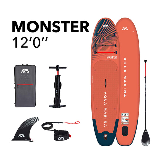 Aqua Marina - MONSTER 12'0" All-Around Inflatable Stand Up Paddle Board (iSup)