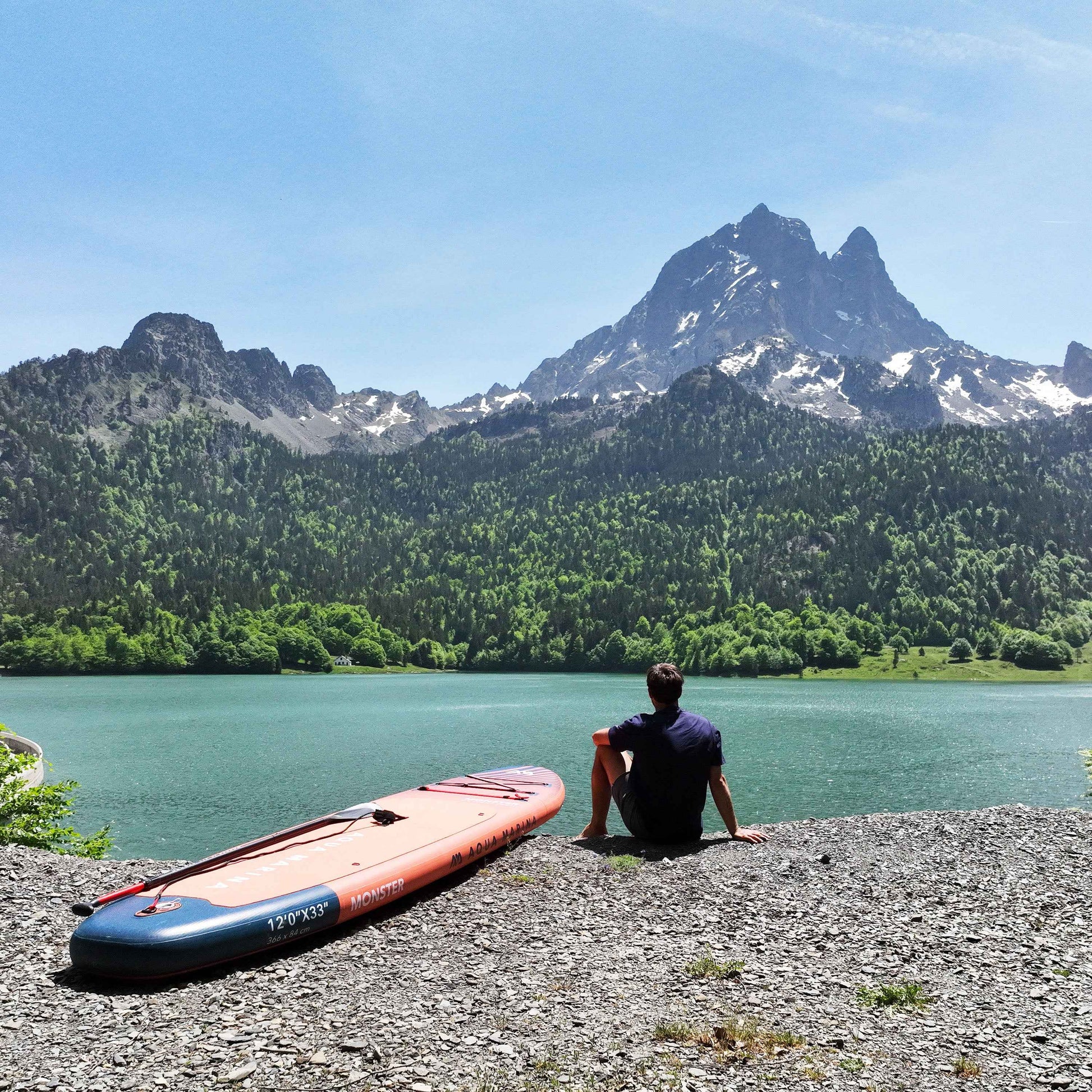 Aqua Marina - MONSTER 12'0" All-Around Inflatable Stand Up Paddle Board (iSup)