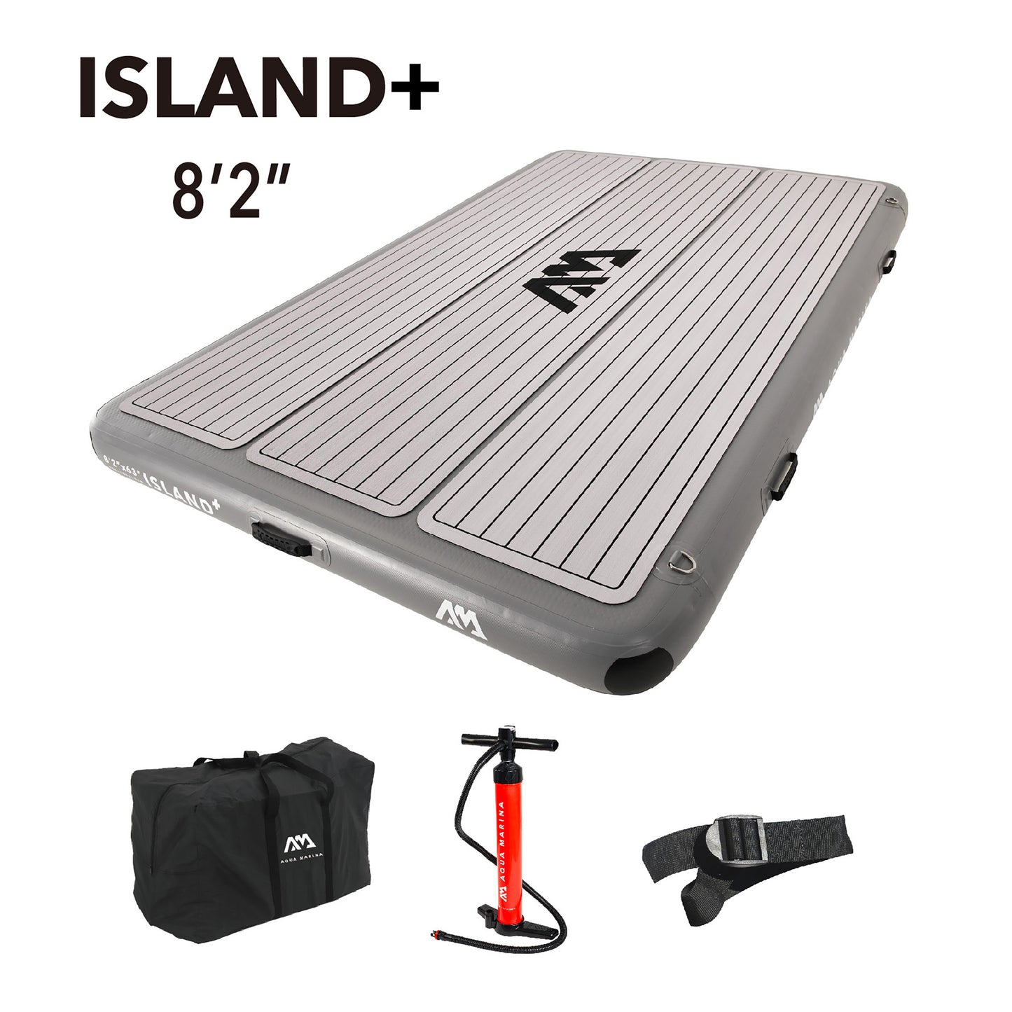 Aqua Marina - ISLAND+ Plateforme gonflable de 8' 2"