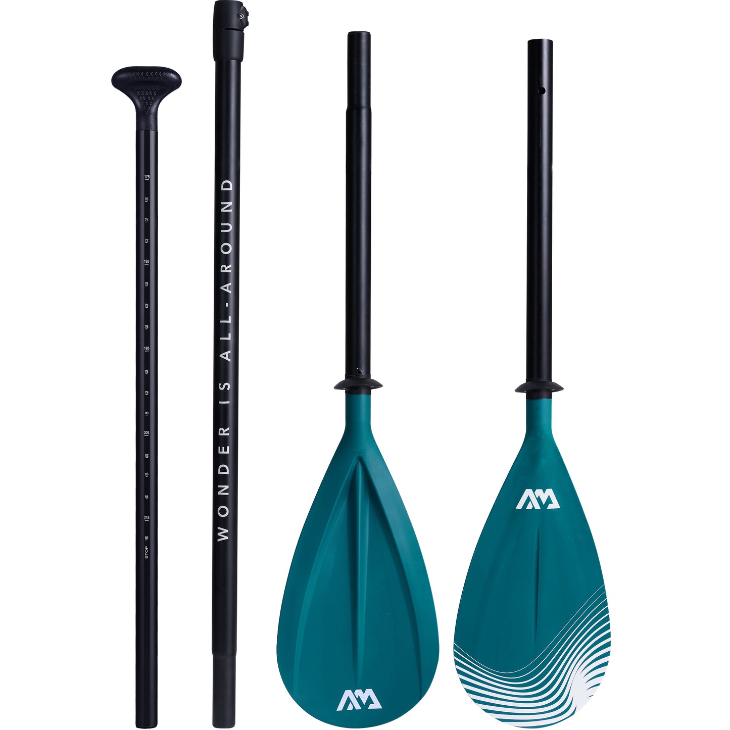 Aqua Marina - Pagaie réglable 2 en 1 DUAL-TECH pour iSUP et kayak en aluminium