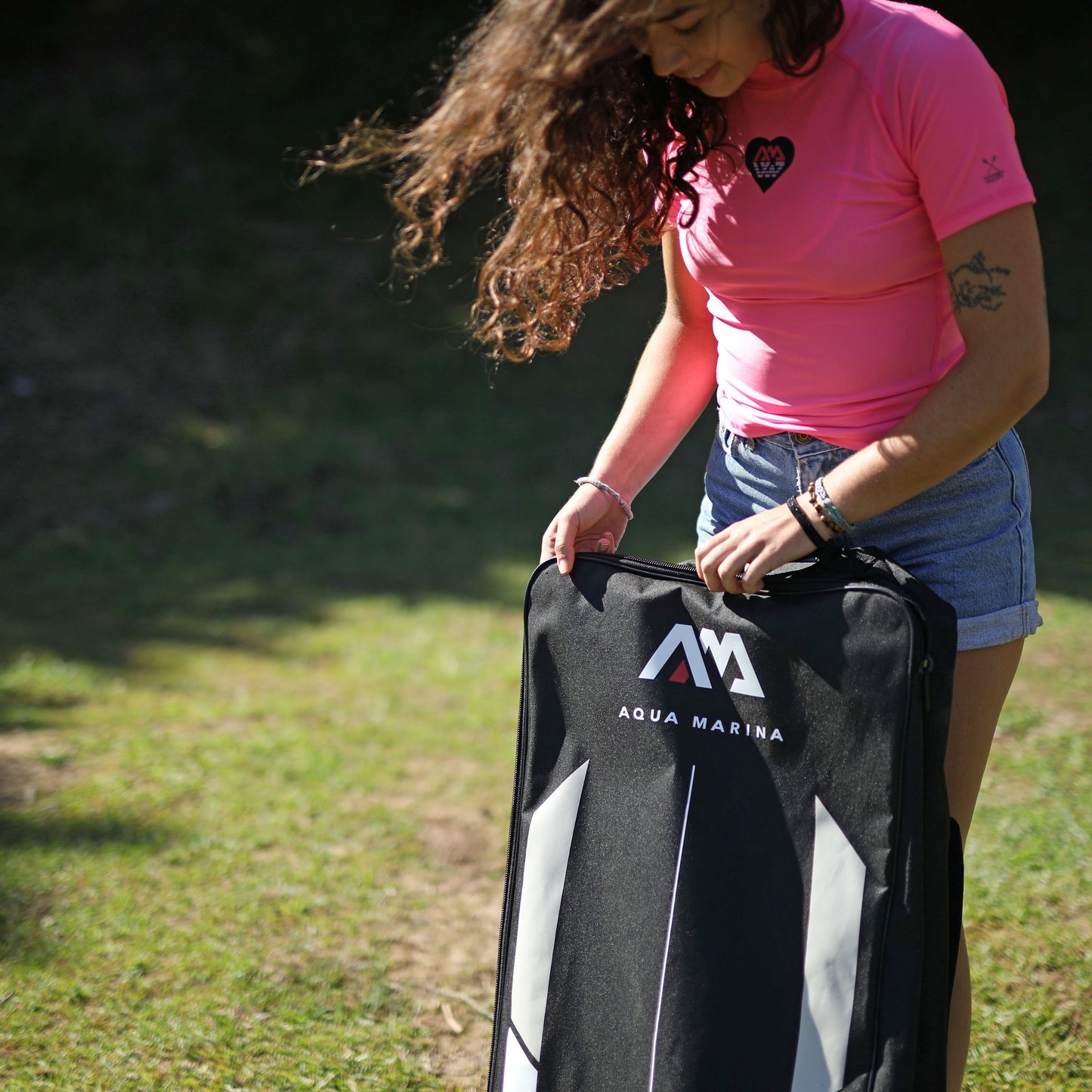 Aqua Marina - Premium Zip Backpack - S