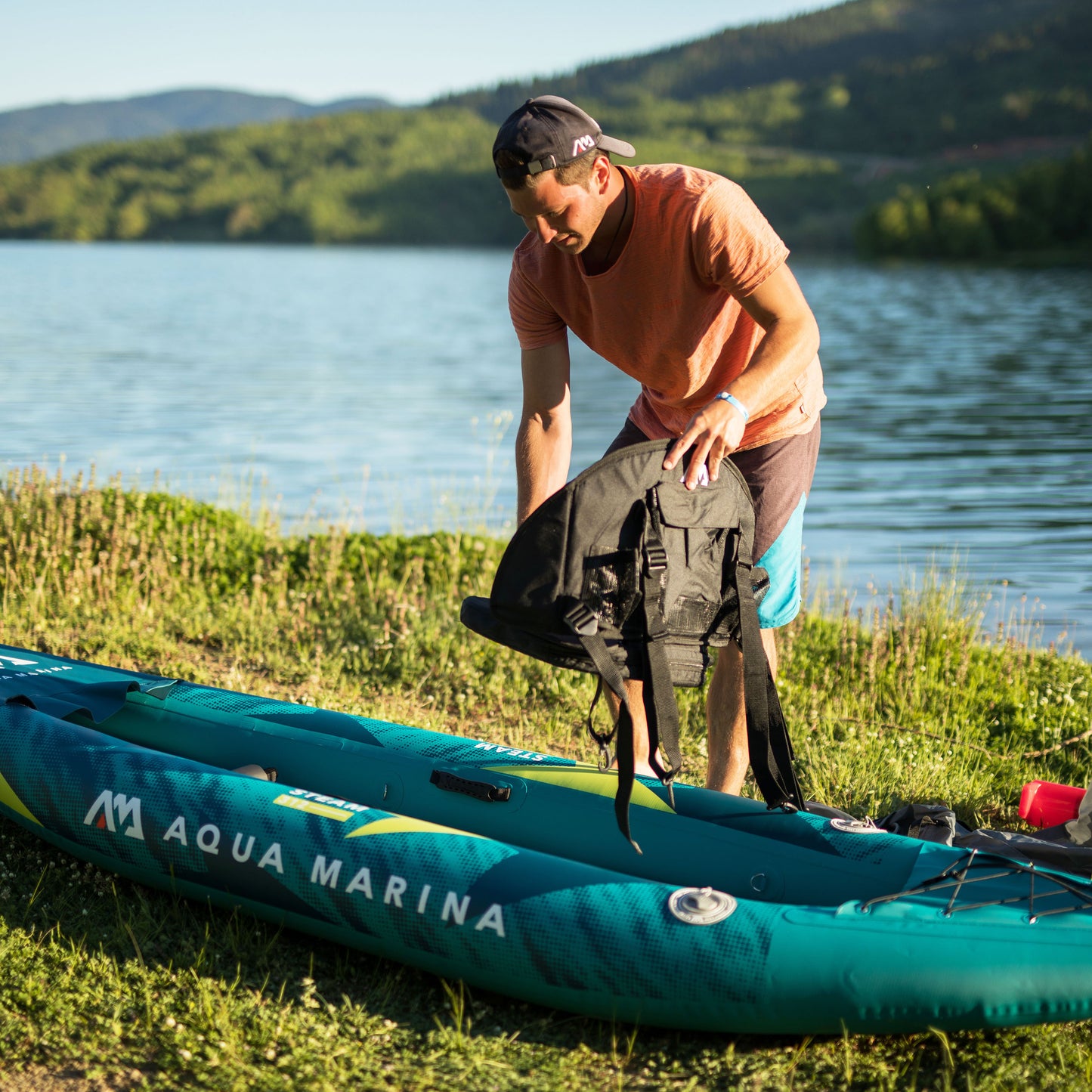 Aqua Marina - Kayak gonflable STEAM 312 10'3" pour 1 personne