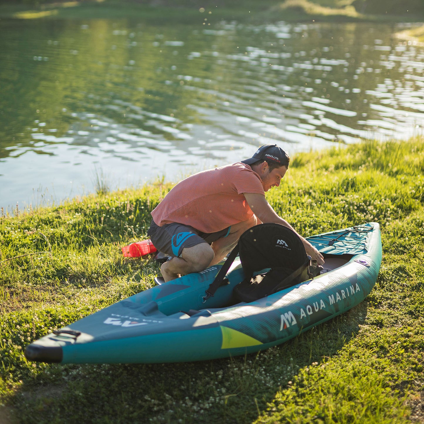 Aqua Marina - Kayak gonflable STEAM 312 10'3" pour 1 personne