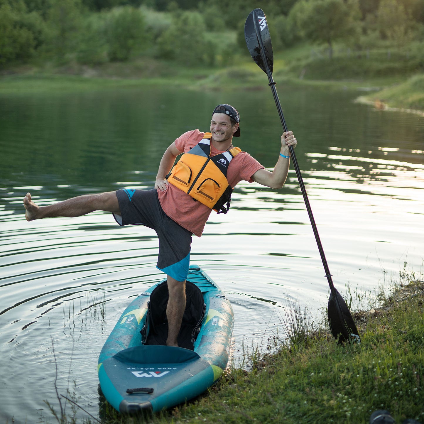 Aqua Marina - Kayak gonflable STEAM 312 10'3" pour 1 personne