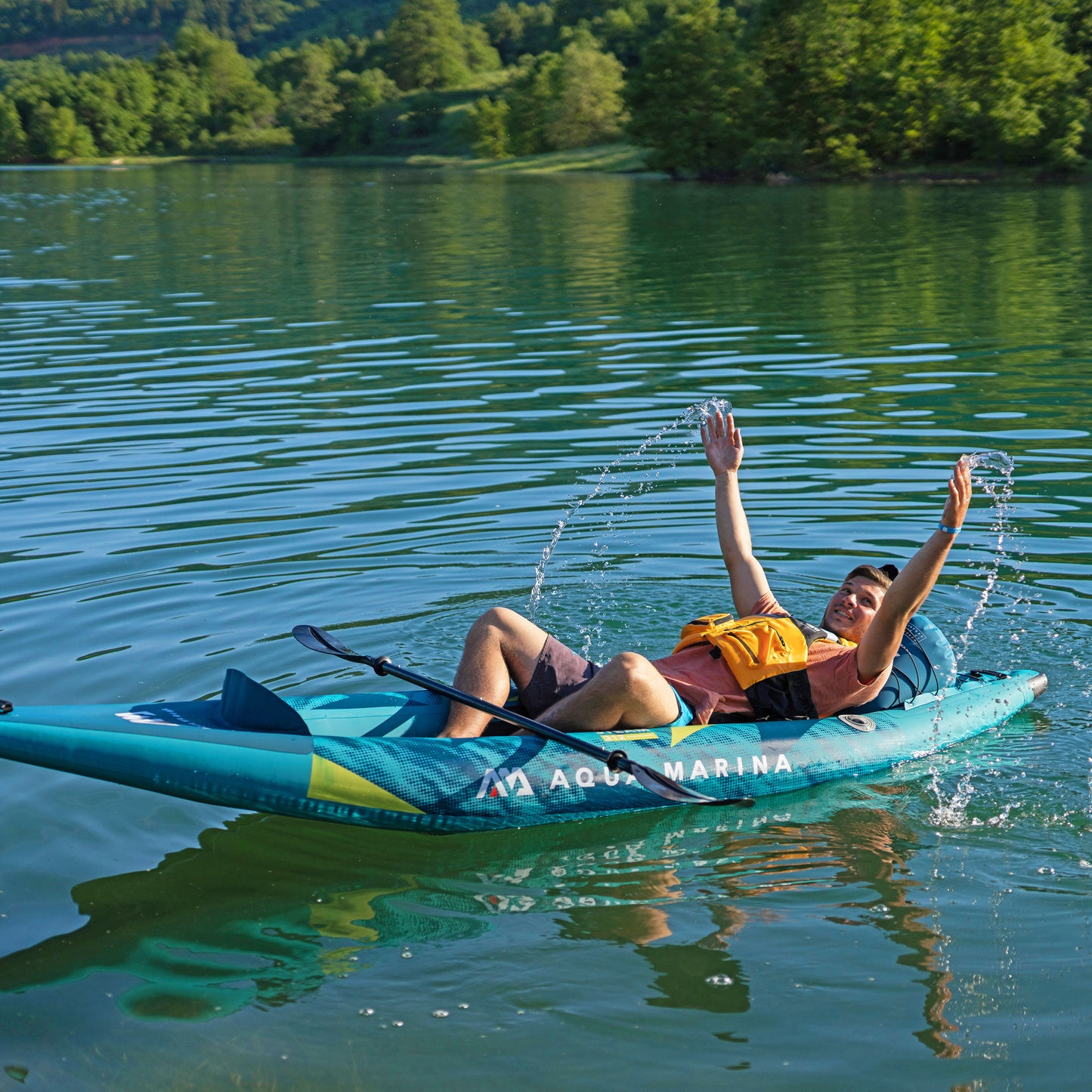 Aqua Marina - Kayak gonflable STEAM 312 10'3" pour 1 personne