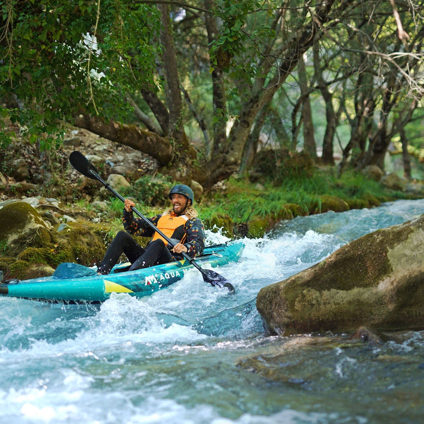Aqua Marina - Kayak gonflable STEAM 312 10'3" pour 1 personne