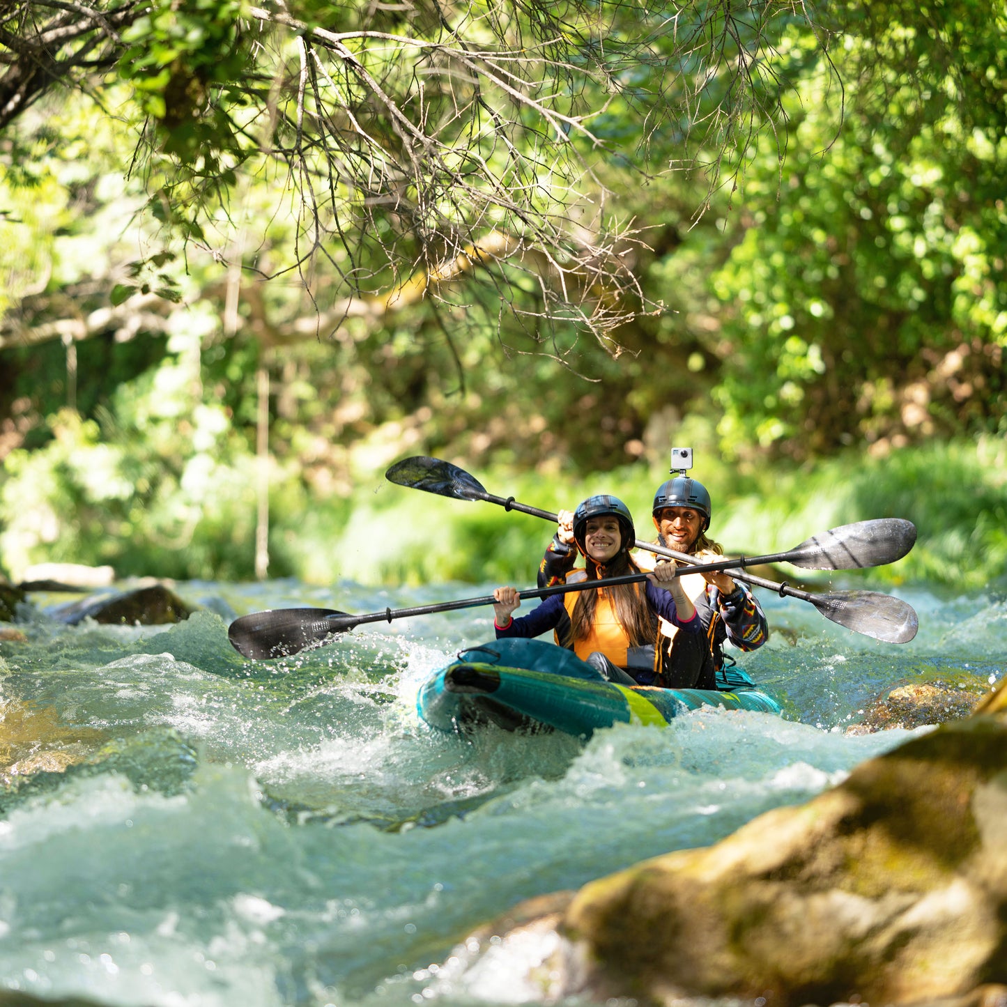 Aqua Marina - Kayak gonflable STEAM 412 13'6” pour 2 personnes