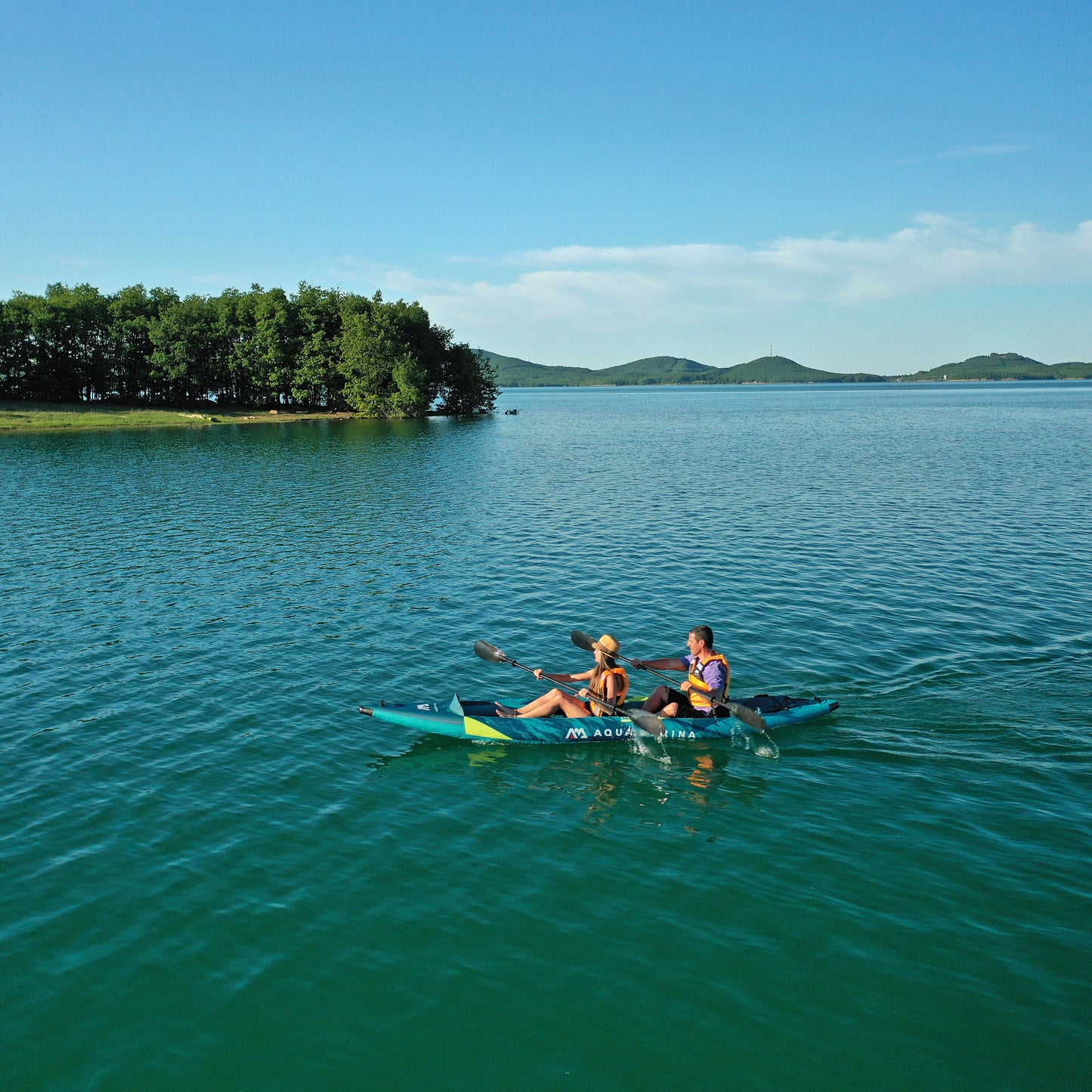 Aqua Marina - Kayak gonflable STEAM 412 13'6” pour 2 personnes