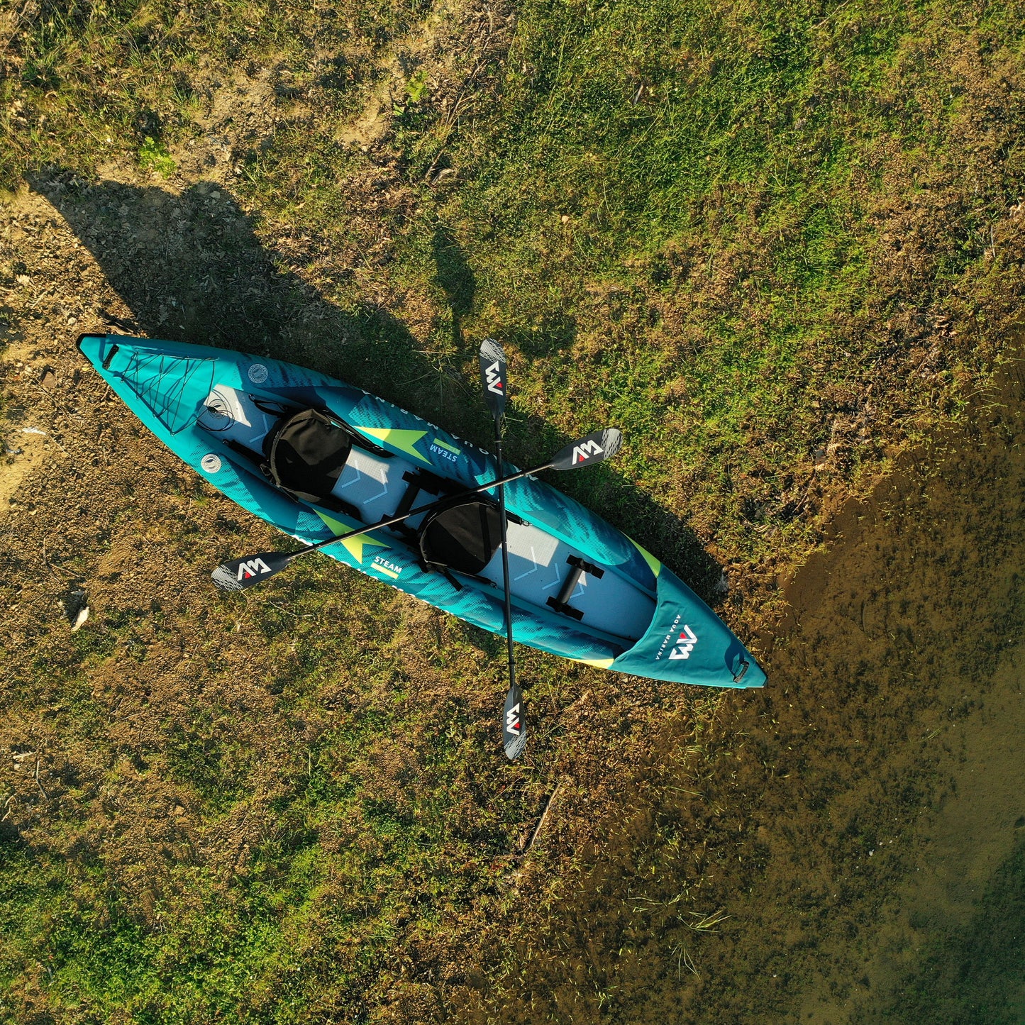 Aqua Marina - Kayak gonflable STEAM 412 13'6” pour 2 personnes