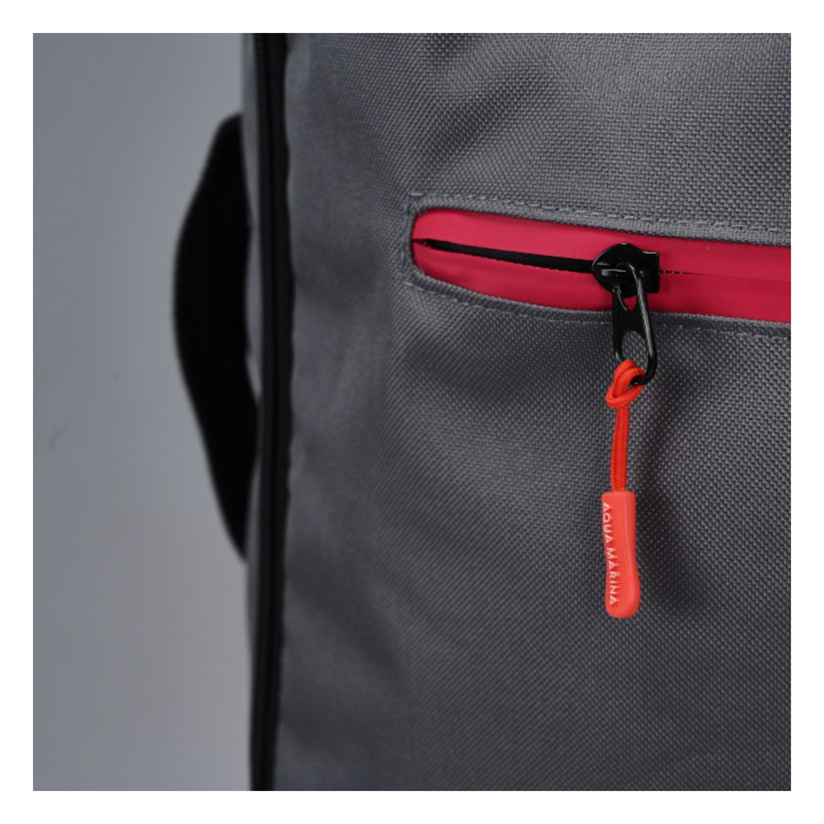 Aqua Marina Zip Backpack for AIR-C Canoe - Gray - Padded Back Support