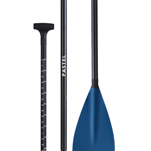 Aqua Marina - 2023 Pastel (navy) Adjustable Fiberglass/carbon Isup Paddle (3 Pcs)