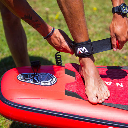 Aqua Marina - Leash spiralé pour planche à pagaie de 10 pouces 
