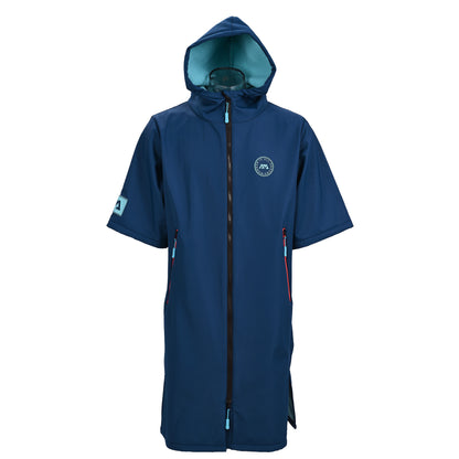 Aqua Marina - Poncho thermique déperlant (bleu marine) - Grand 