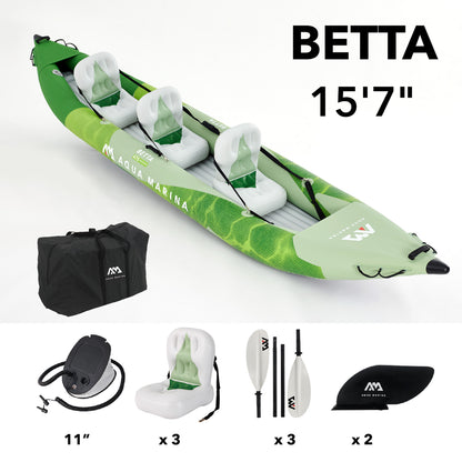 Aqua Marina - BETTA-475 Kayak/canoë récréatif 3 places 