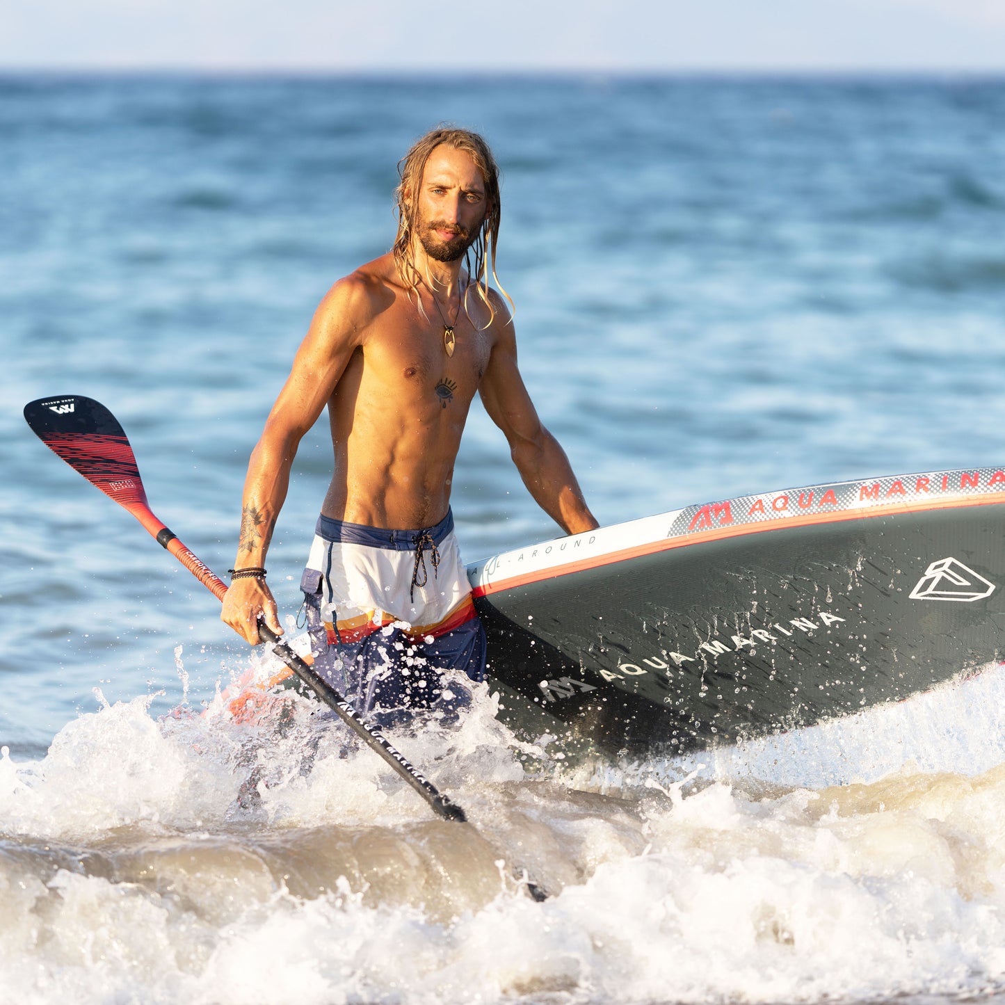 Aqua Marina - Planche de surf gonflable WAVE 8' 8" (iSup) 