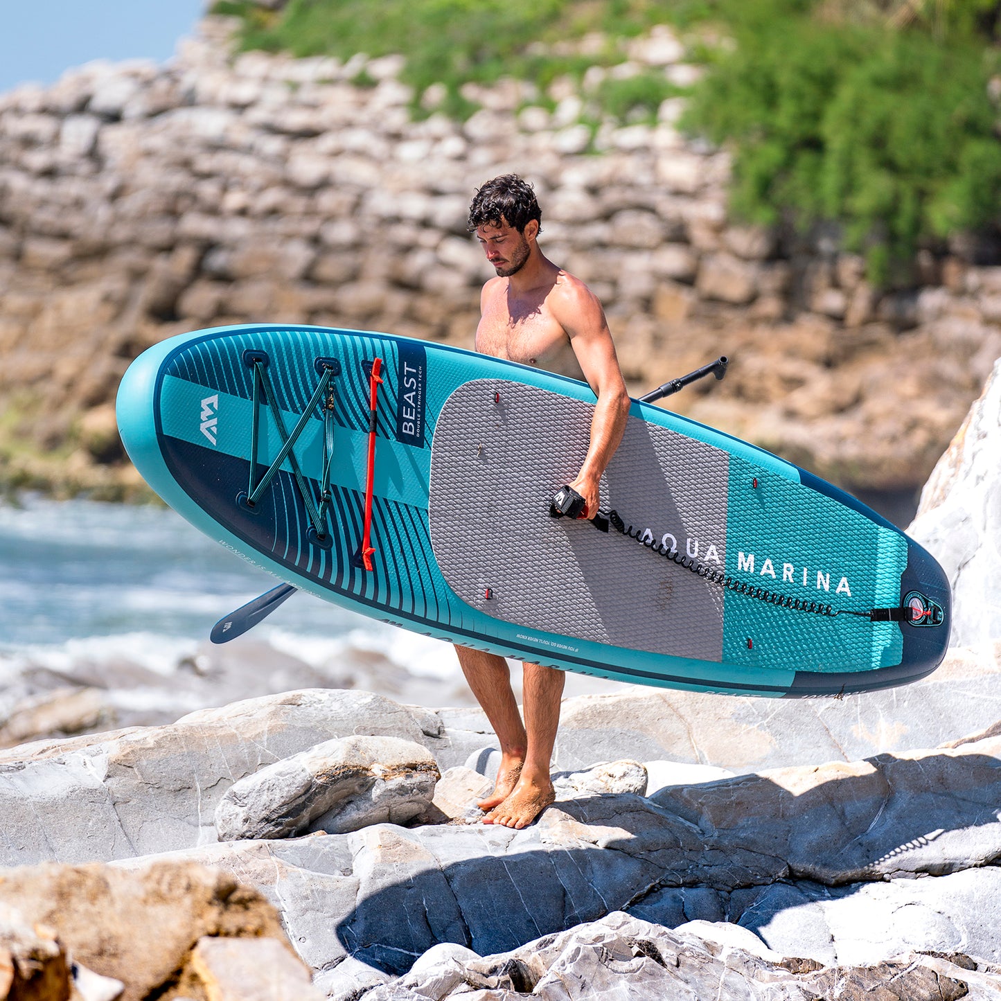 Aqua Marina - BEAST 10'6" Advanced All-Around Inflatable Stand Up Paddle Board (iSup)
