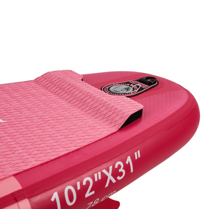 Aqua Marina - CORAL 10'2" (Raspberry) Advanced All-Around Inflatable Stand Up Paddle Board (iSup)