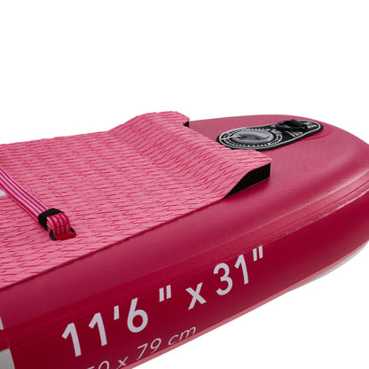Aqua Marina - CORAL Touring (Raspberry) 11' 6" Inflatable Stand Up Paddle Board (iSup)