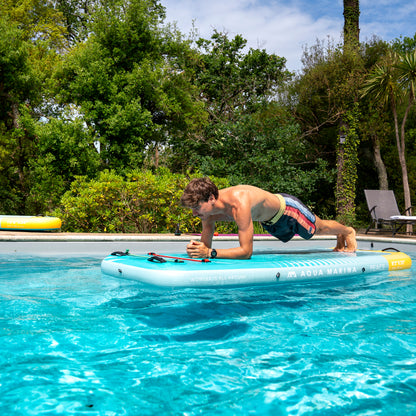 Aqua Marina - PEACE 8'2" Inflatable Fitness Mat w/Carry Strap