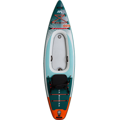 Aqua Marina - CASCADE 11'2" Planche iSUP hybride polyvalente avec pagaie 