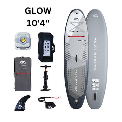 Aqua Marina - GLOW 10'4" iSUP polyvalent avec système d'éclairage ambiant 