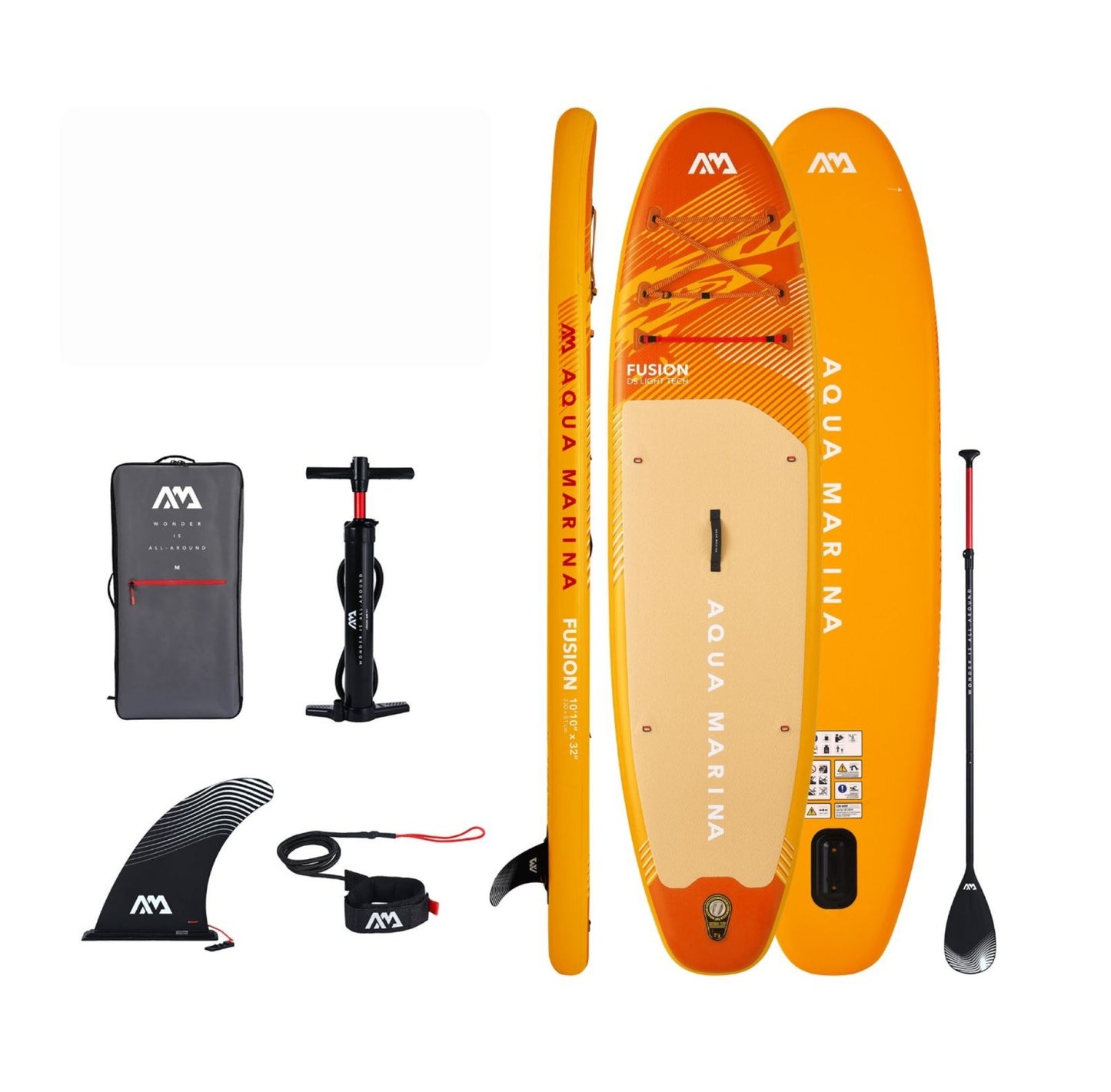 Aqua Marina - FUSION 10'10" All-Around Inflatable Stand Up Paddle Board (iSup) Package