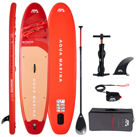 Aqua Marina - MONSTER 12'0" All-Around Inflatable Stand Up Paddle Board (iSup) Package