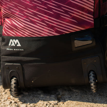 Aqua Marina - Premium Luggage Bag - (Raspberry) with rolling wheel 132L