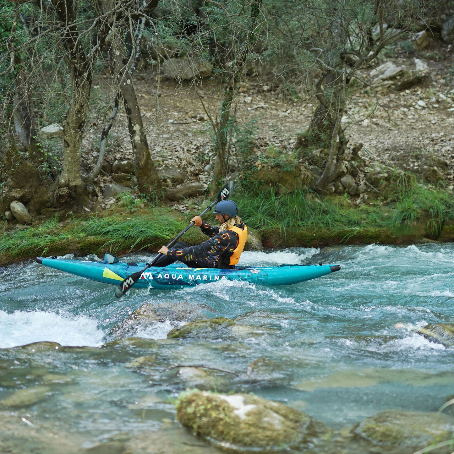 Aqua Marina - Kayak gonflable STEAM 312 10'3" pour 1 personne 