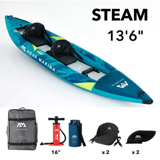 Aqua Marina - STEAM 412 13’6” Inflatable 2-person Kayak