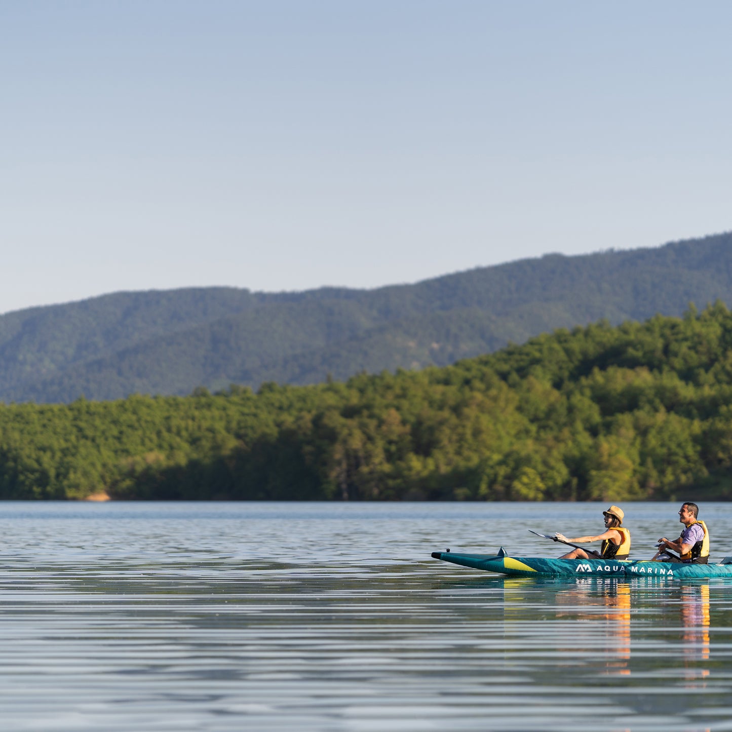 Aqua Marina - Kayak gonflable STEAM 412 13'6” pour 2 personnes 
