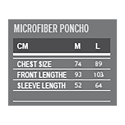 Aqua Marina - Poncho de change en micro-tissu (Aqua) - Grand 