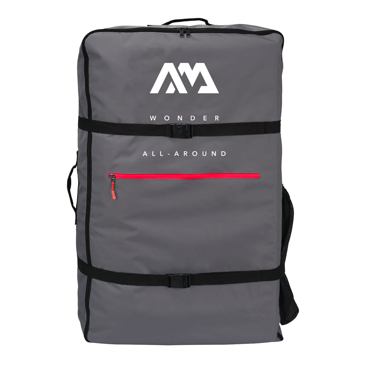 Aqua Marina Zip Backpack for AIR-C Canoe - Gray - Front Studio View