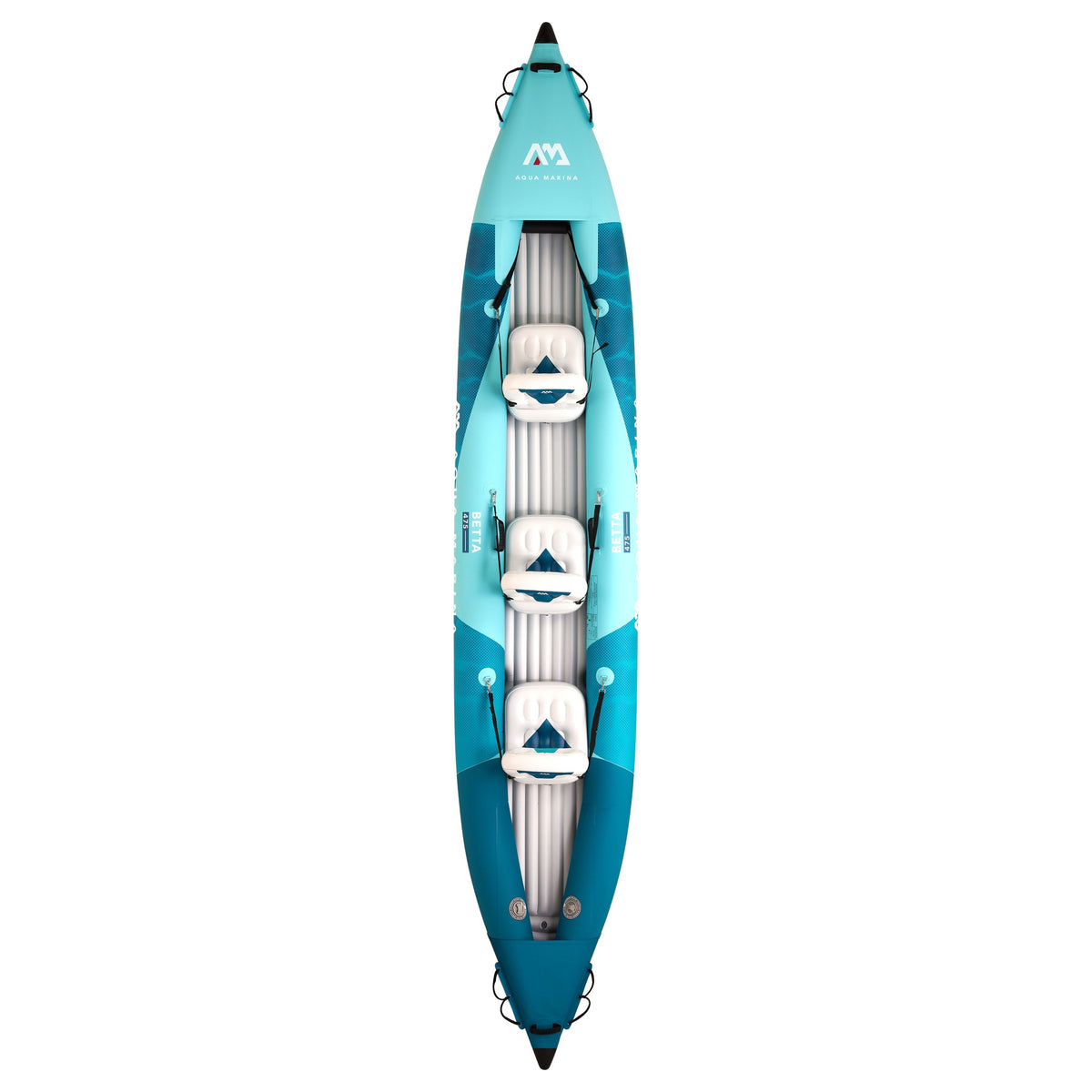 Aqua Marina BETTA 15'7" Kayak 3-Person - Front Bow Profile